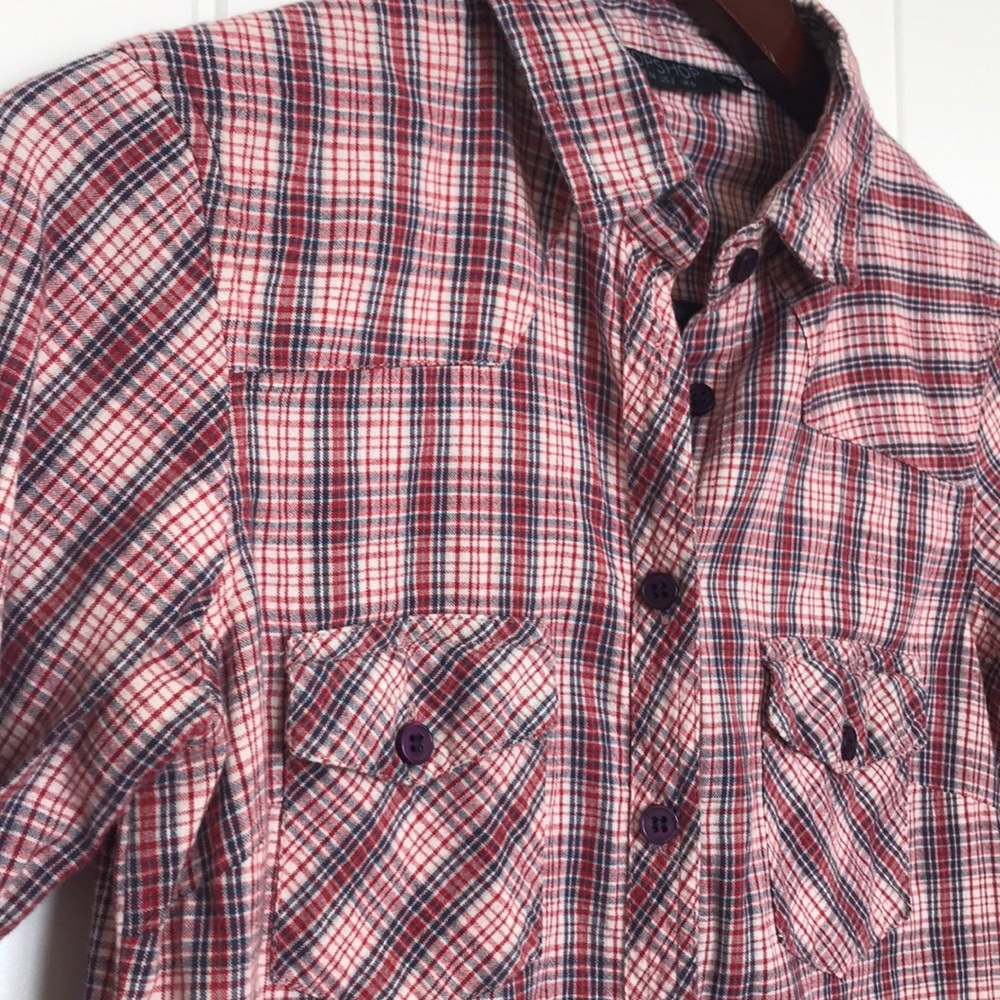 Topshop plaid shirt - MOVING SALE!!!